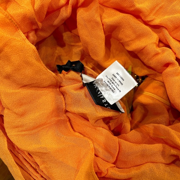 NWT Silvia Astore SS21 Annie’s Ibiza Colibri mini orange sequin dress - Picture 7 of 9